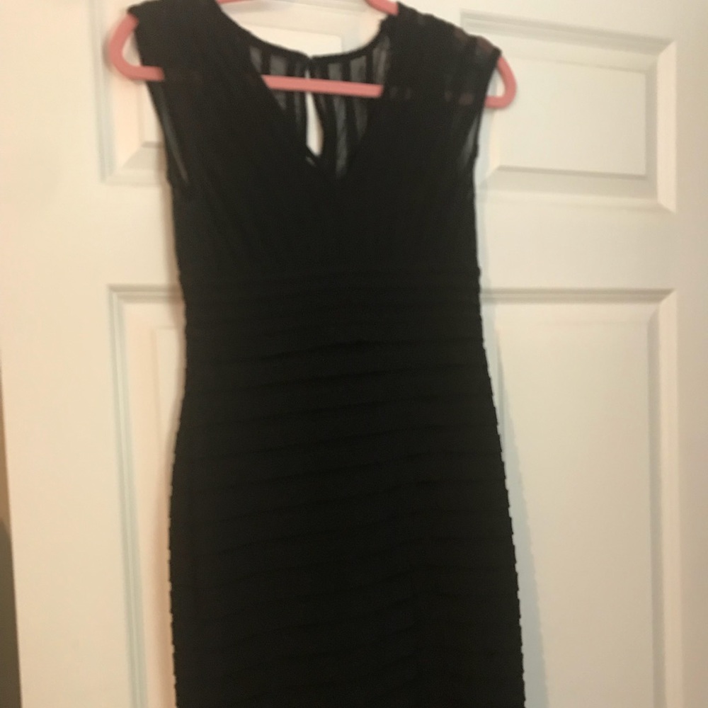 Black cocktail dress
